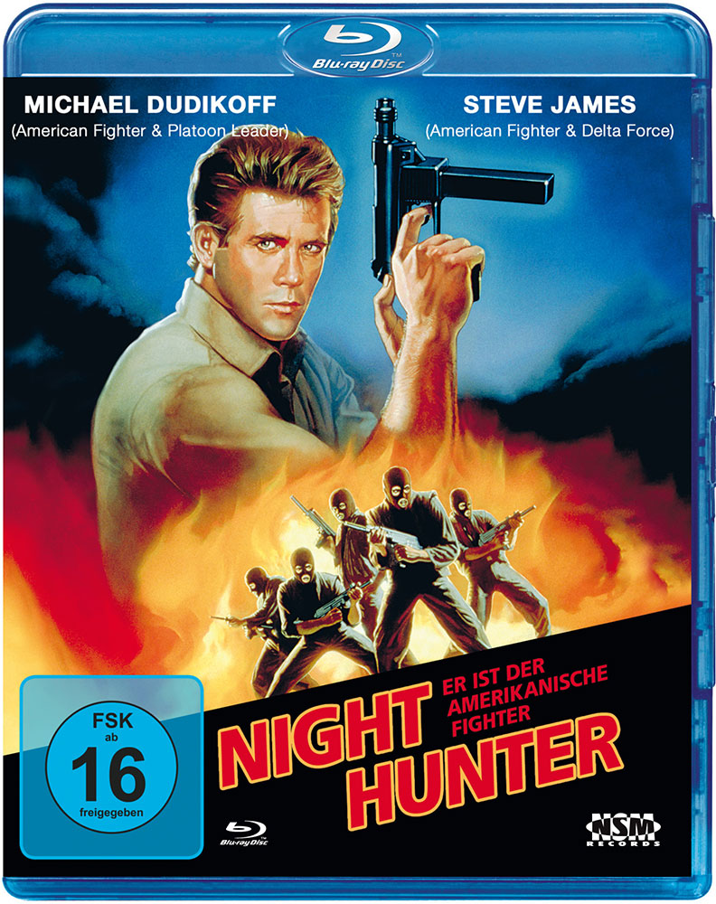 NIGHT HUNTER (Blu-Ray) - Uncut - Michael Dudikoff