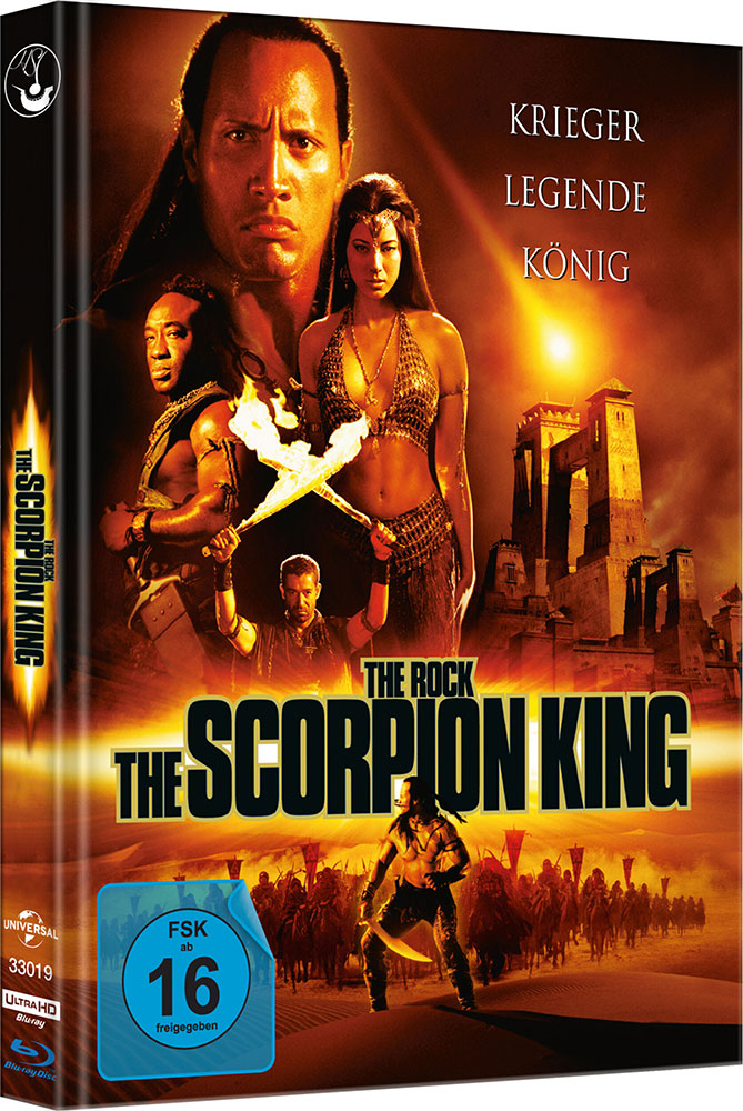 SCORPION KING, THE (4K UHD+Blu-Ray) - Cover C - Mediabook - Limited 555 Edition
