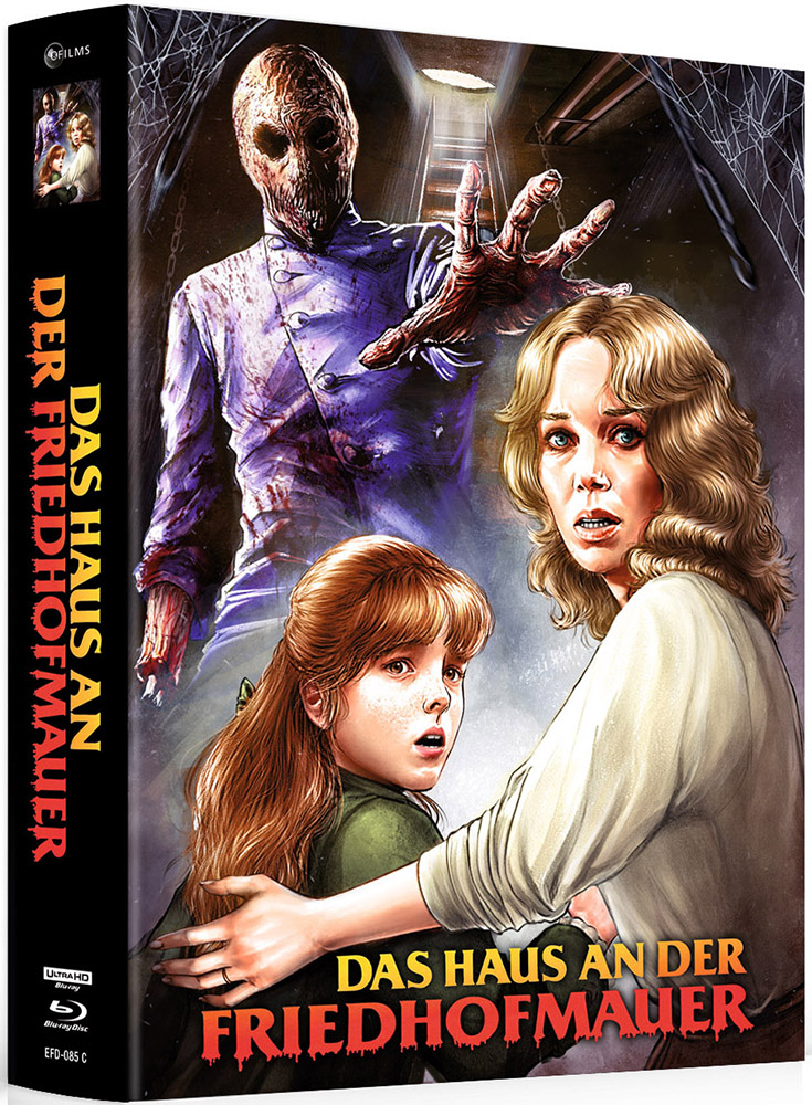 HAUS AN DER FRIEDHOFMAUER, DAS (4K UHD+Blu-Ray) - Cover C - Mediabook - Limited 222 Edition - Exclusive Artwork