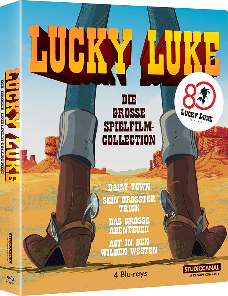 LUCKY LUKE: DIE GROSSE SPIELFILM-COLLECTION (Blu-Ray) (4Discs)