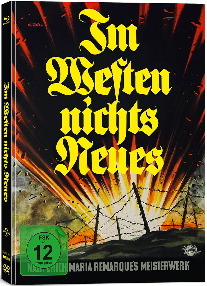 IM WESTEN NICHTS NEUES (1930) (s/w) (2Blu-Ray+DVD) - Limited Mediabook Edition