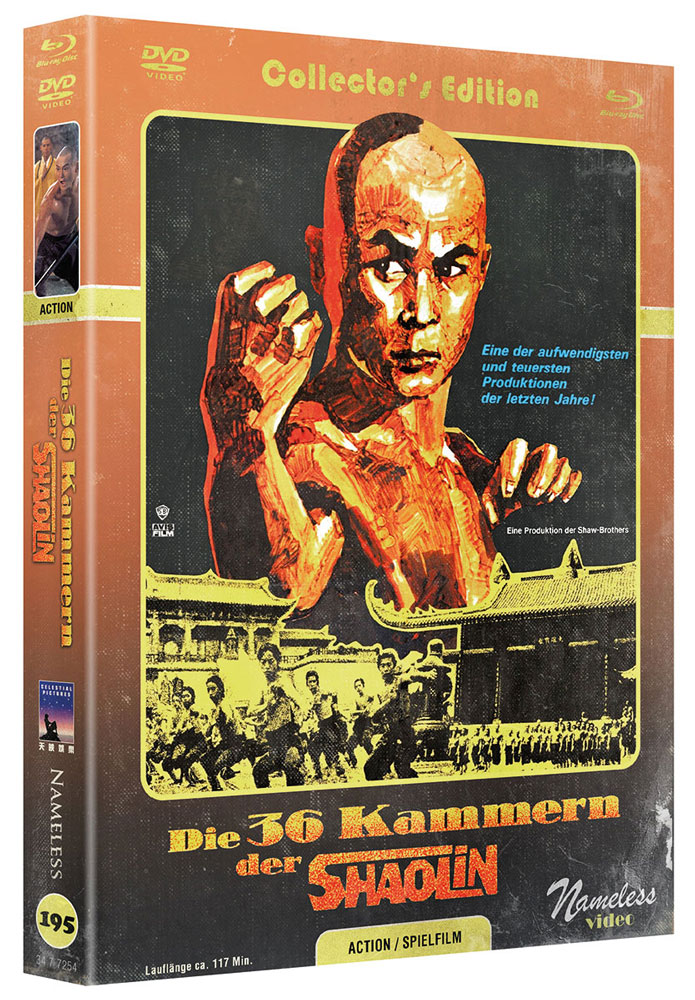 36 KAMMERN DER SHAOLIN, DIE (Blu-Ray+DVD) - Cover C - Mediabook - Limited 333 Edition
