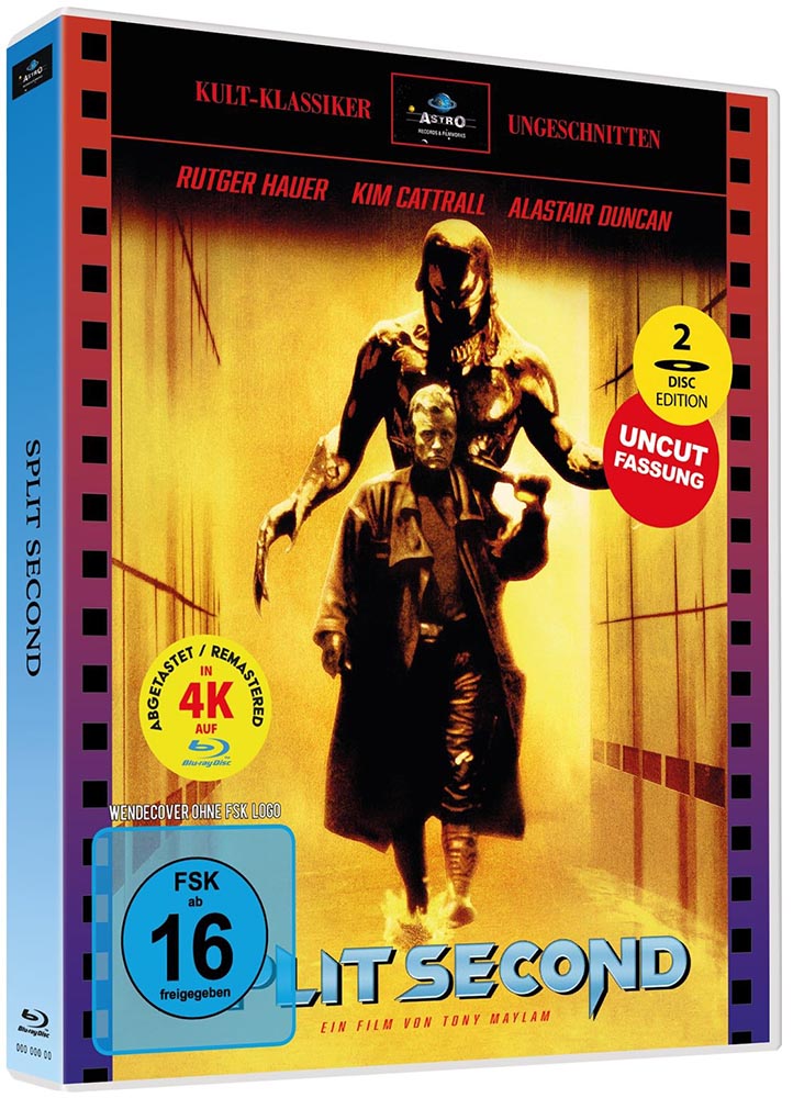 SPLIT SECOND (Blu-Ray) - Cover 2 - 4K Remastered - Limited 100 Edition