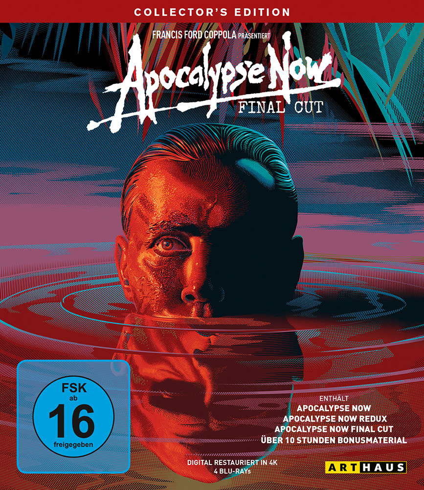 APOCALYPSE NOW (Blu-Ray) (4Discs) (3 Filmversionen + Doku) - Collectors Edition - 4K Remastered