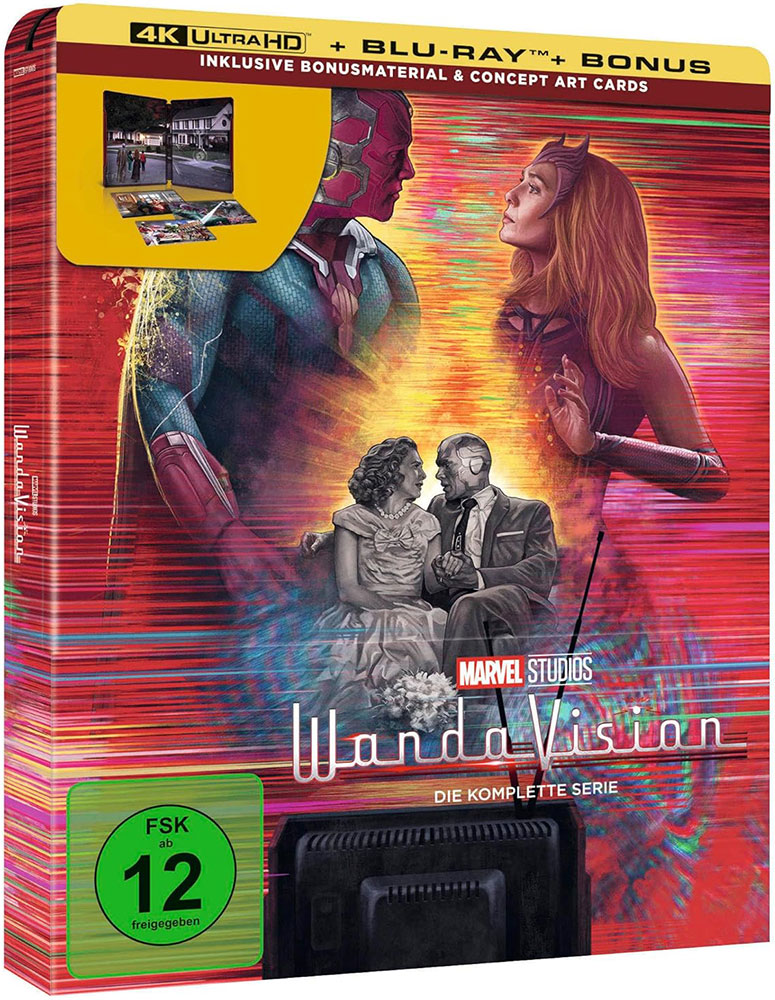 WANDAVISION - Die komplette Serie (4K UHD+Blu-Ray) (4Discs) - Limited SteelBook Edition