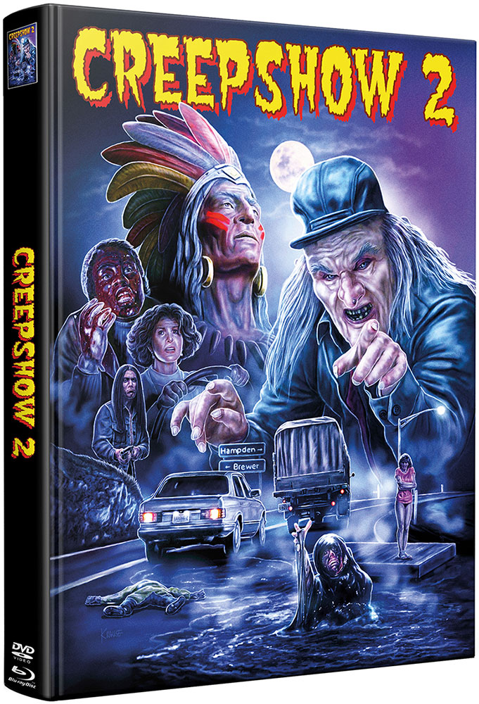 CREEPSHOW 2 (Blu-Ray+DVD) - Mediabook (Wattiert) - Limited 500 Edition