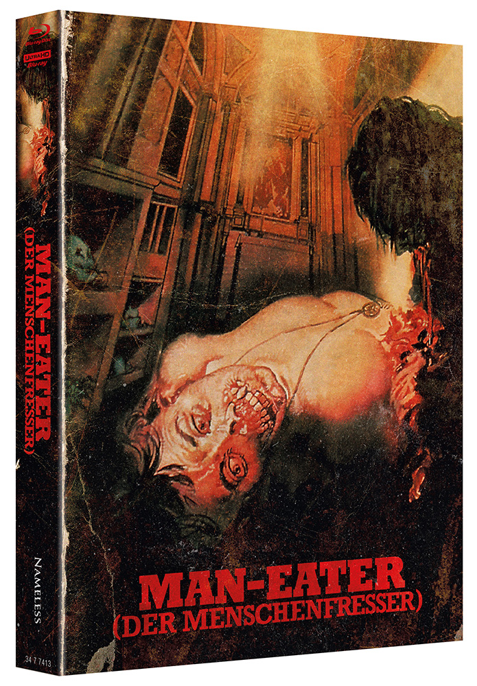 MAN-EATER - DER MENSCHENFRESSER (4K UHD+Blu-Ray) - Cover H - Mediabook - Limited 444 Edition