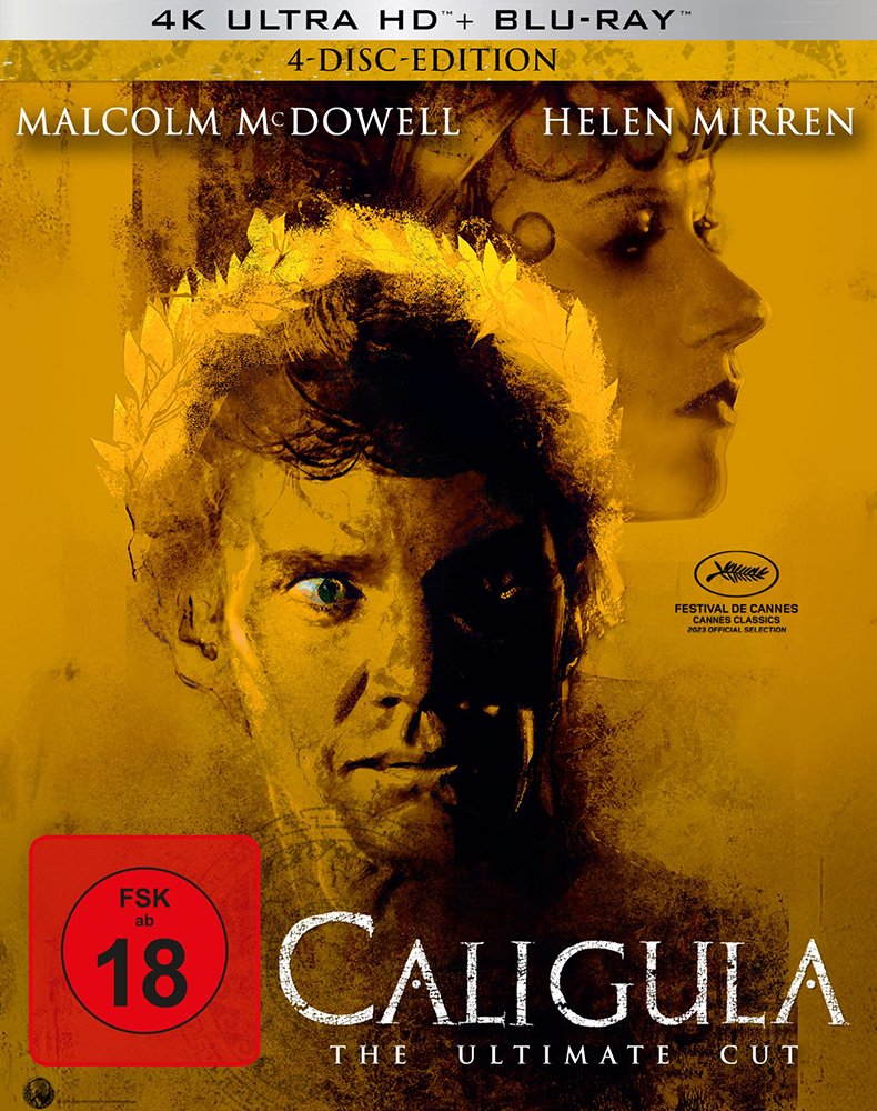 CALIGULA - The Ultimate Cut (4K UHD+Blu-Ray) (4Discs) - Schuber