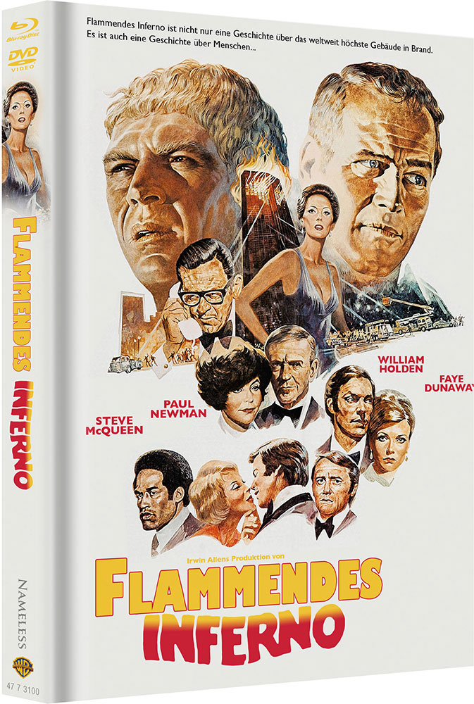 FLAMMENDES INFERNO (Blu-Ray+DVD) - Cover B - Mediabook - Limited 500 Edition