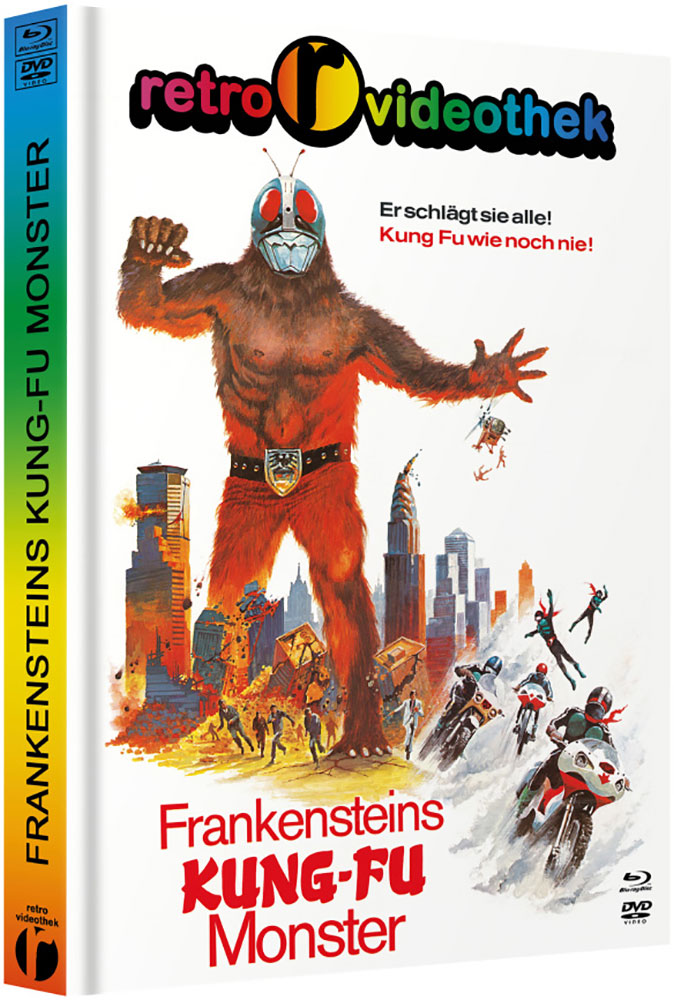 FRANKENSTEINS KUNG-FU MONSTER (Blu-Ray+DVD) - Cover D - Mediabook - Limited 111 Edition