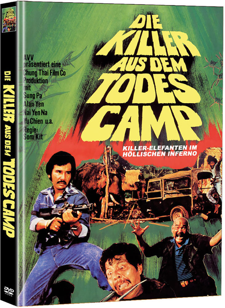 KILLER AUS DEM TODESCAMP, DIE (KILLER ELEPHANTS) (2DVD) - Cover B - Mediabook - Limited 111 Edition