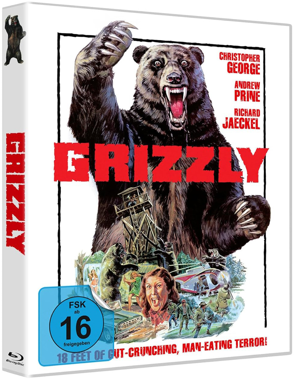 GRIZZLY - EINE BESTIE LÄUFT AMOK (Blu-Ray) - Cover B - Uncut