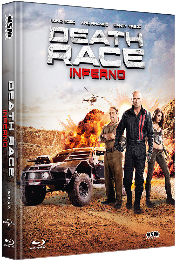 DEATH RACE 3: INFERNO (Blu-Ray+DVD) - Cover B - Mediabook - Limited 250 Edition - Uncut