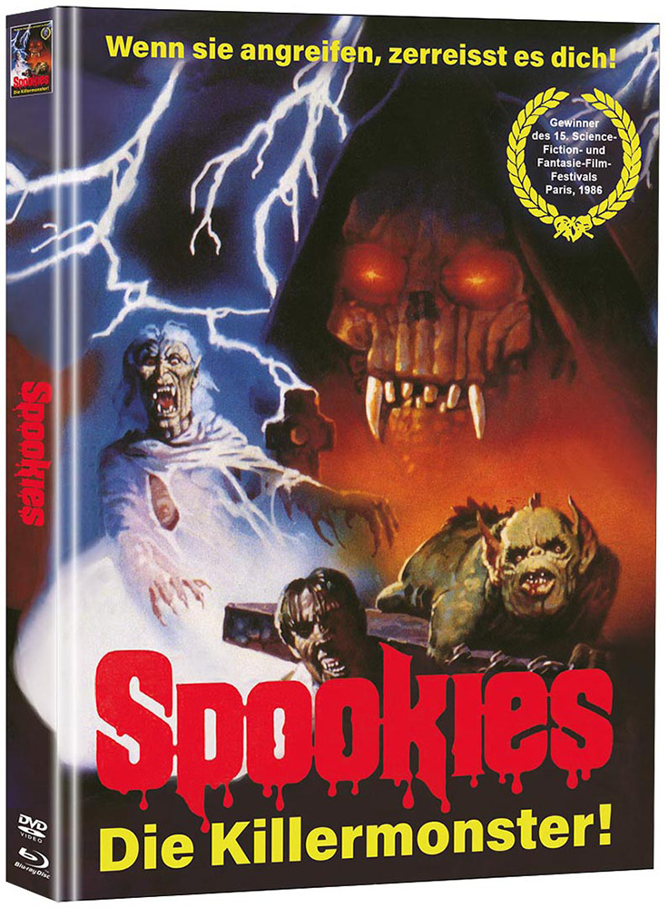 SPOOKIES - DIE KILLERMONSTER (Blu-Ray+DVD) - Cover C - Mediabook - Limited 111 Edition