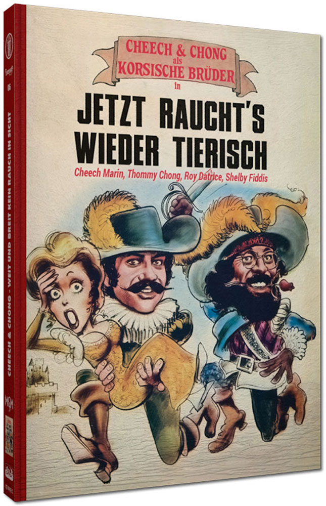 CHEECH & CHONG - WEIT UND BREIT KEIN RAUCH IN SICHT (Blu-Ray+DVD) - Cover B - Mediabook - Limited 222 Edition