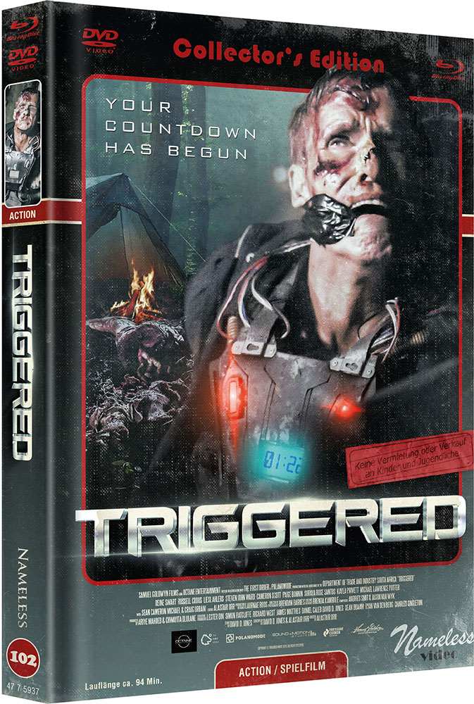 TRIGGERED (Blu-Ray+DVD) - Cover C - Mediabook - Limited 333 Edition - Uncut