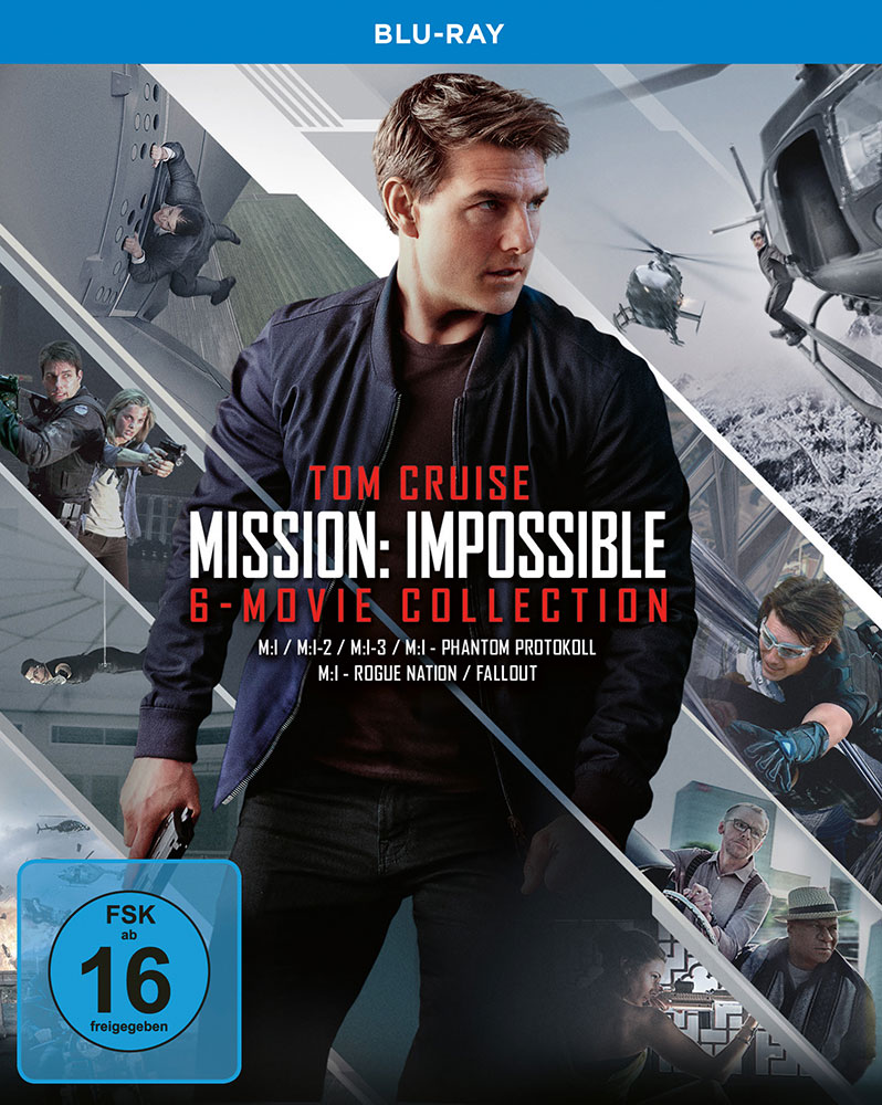 MISSION IMPOSSIBLE 1-6 (Blu-Ray) (6Discs)