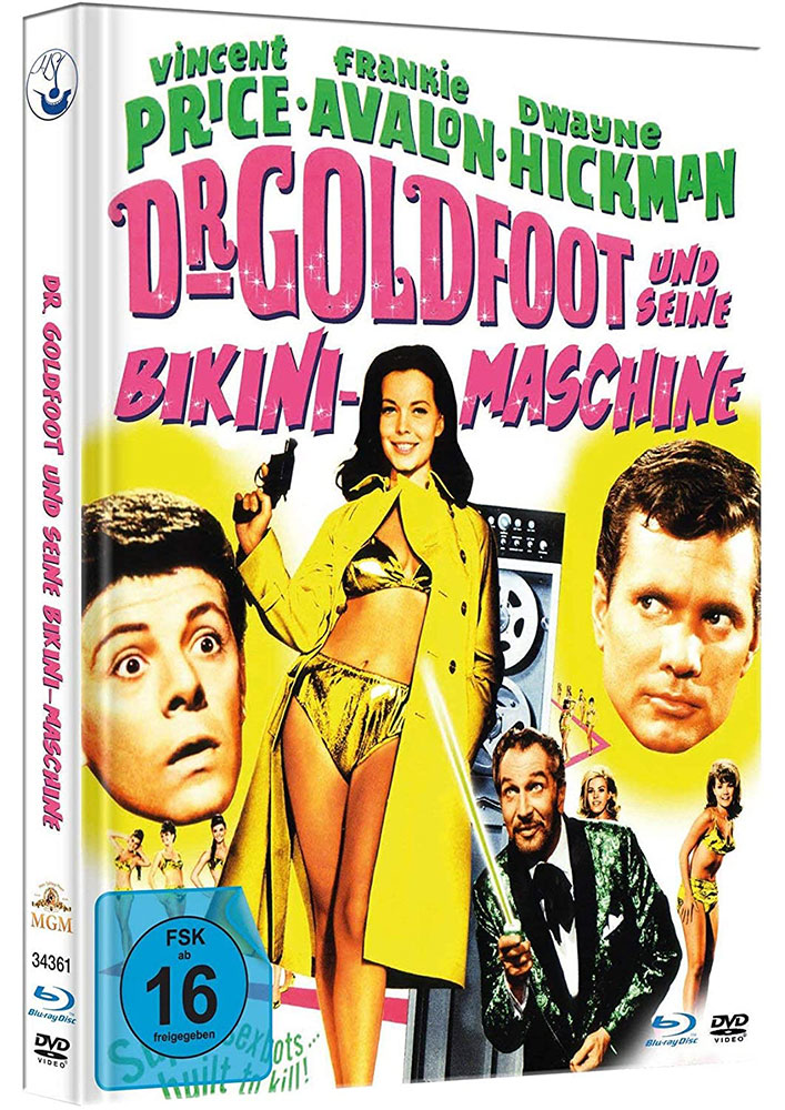 DR. GOLDFOOT UND SEINE BIKINI-MASCHINE (Blu-Ray+DVD) - Limited Mediabook Edition - Vincent Price