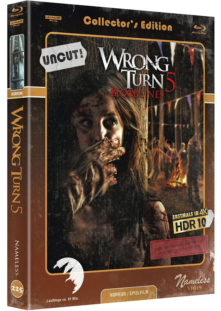 WRONG TURN 5 - BLOODLINES (4K UHD+Blu-Ray) - Cover C - Mediabook - Limited 500 Edition