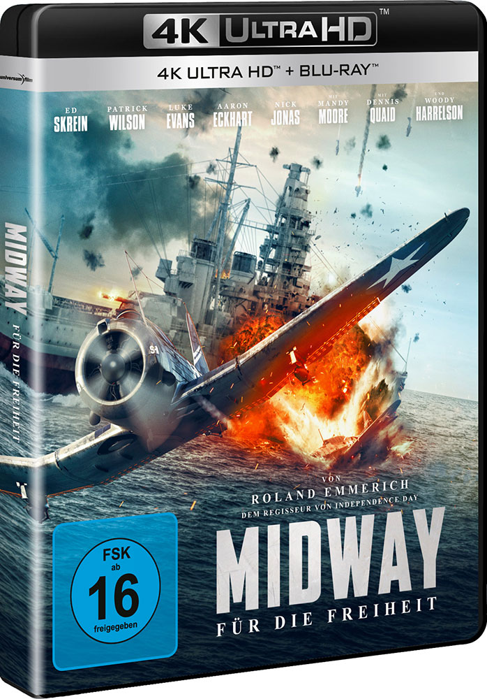 MIDWAY - FÜR DIE FREIHEIT (4K UHD+Blu-Ray)
