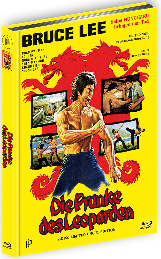 BRUCE LEE - DIE PRANKE DES LEOPARDEN (Blu-Ray+DVD) - Cover B - Limited 250 Edition - Mediabook