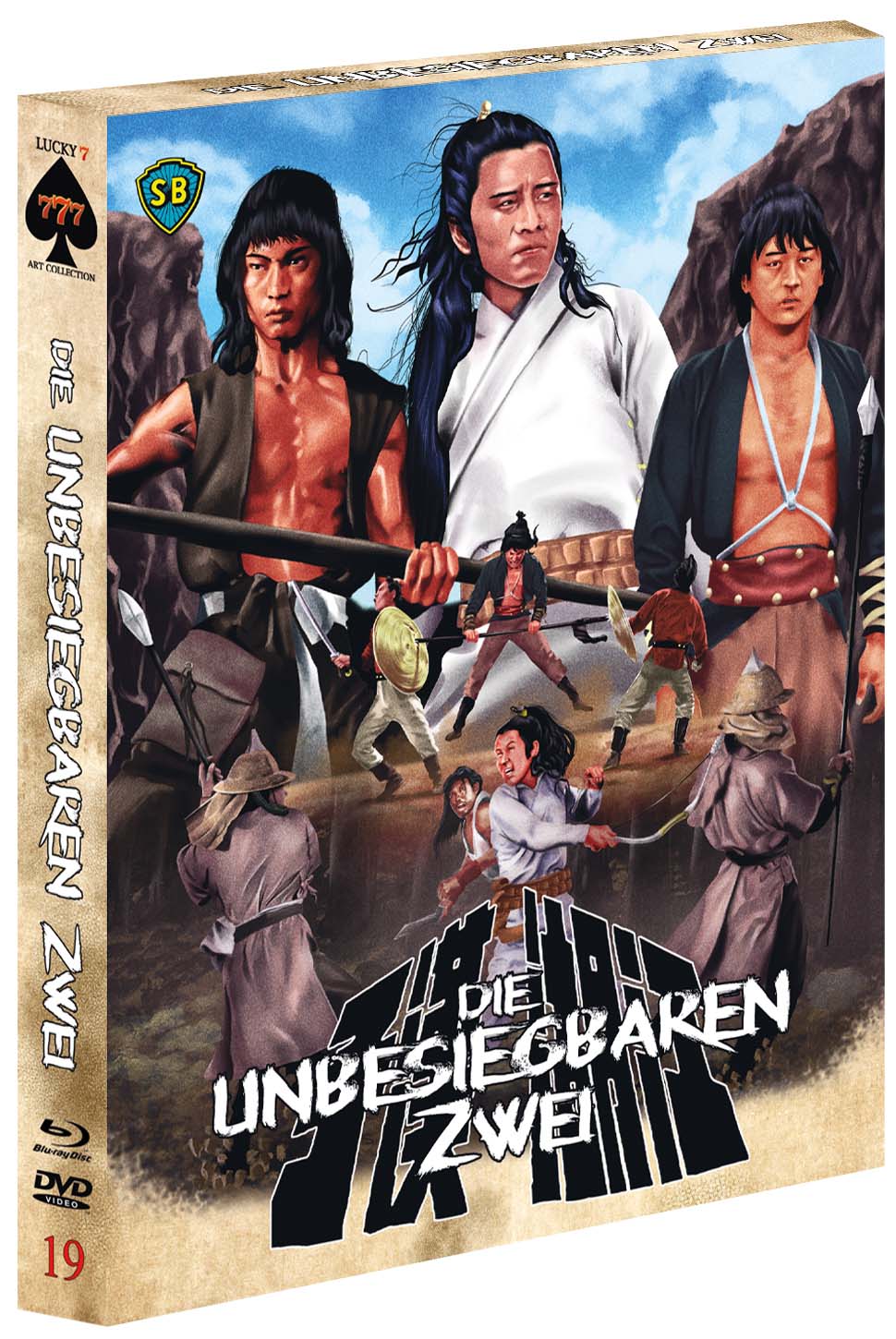 UNBESIEGBAREN ZWEI, DIE (Blu-Ray+DVD) - Limited 777 Edition - Uncut - Art Collection