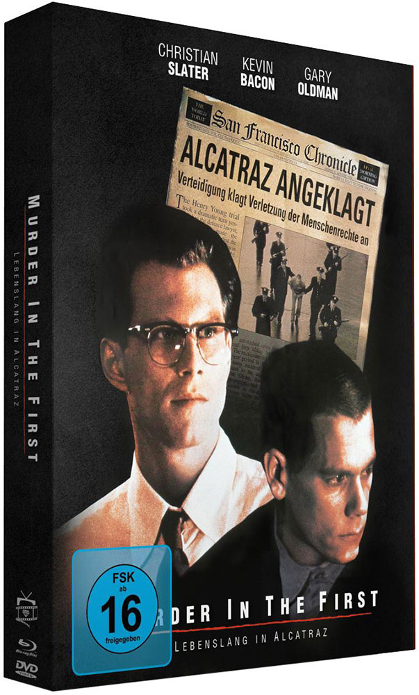 MURDER IN THE FIRST - LEBENSLANG IN ALCATRAZ (Blu-Ray+DVD) - Limited Mediabook Edition