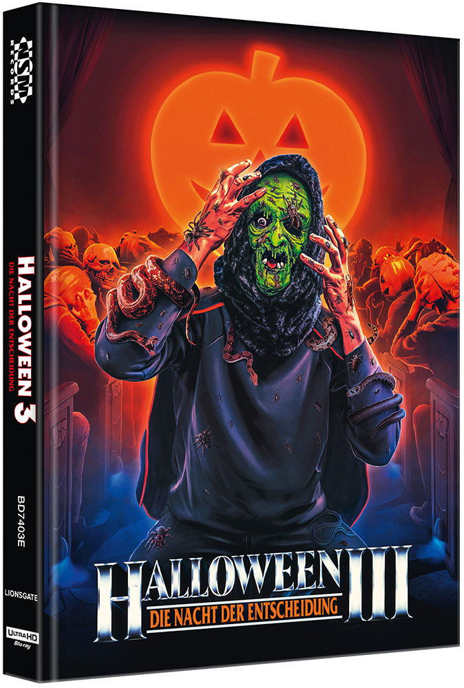 HALLOWEEN 3 (4K UHD+Blu-Ray) - Cover E - Mediabook - Limited 555 Edition - Uncut