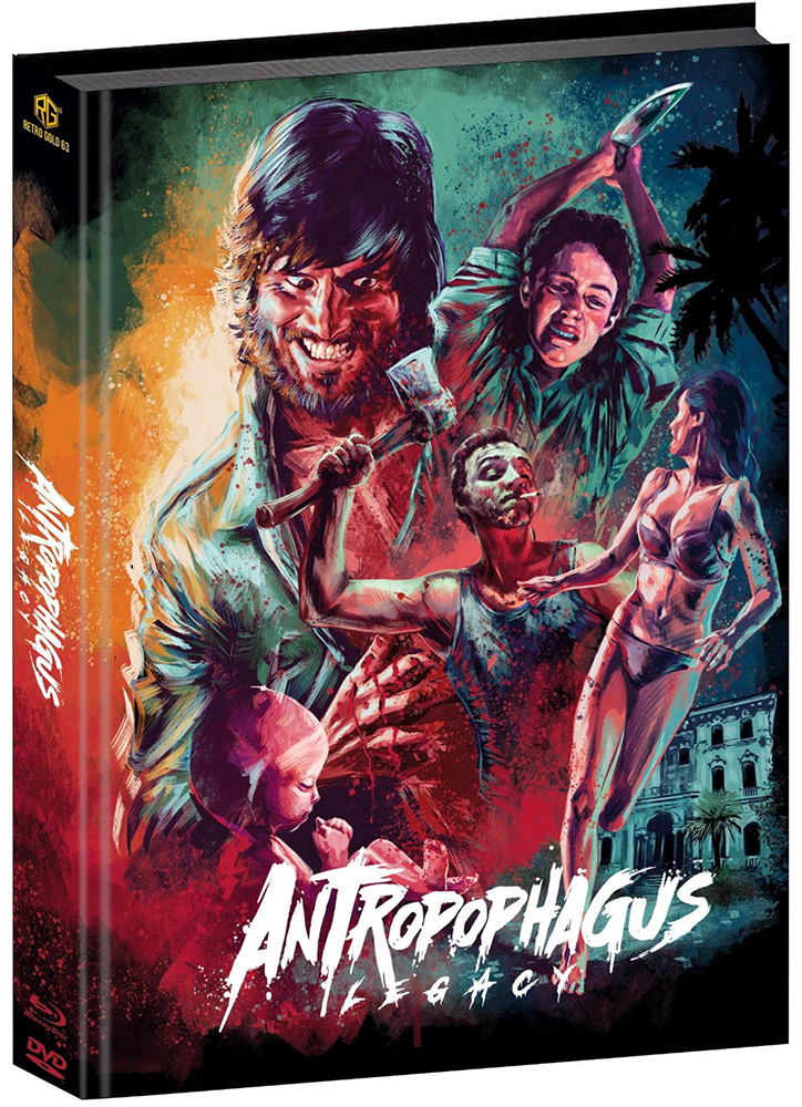 ANTROPOPHAGUS LEGACY (Blu-Ray+DVD) - Cover B - Mediabook (Wattiert) - Limited 363 Edition ANTROPOPHAGUS LEGACY (Blu-Ray+DVD) - Cover B - Mediabook (Wattiert) - Limited 363 Edition