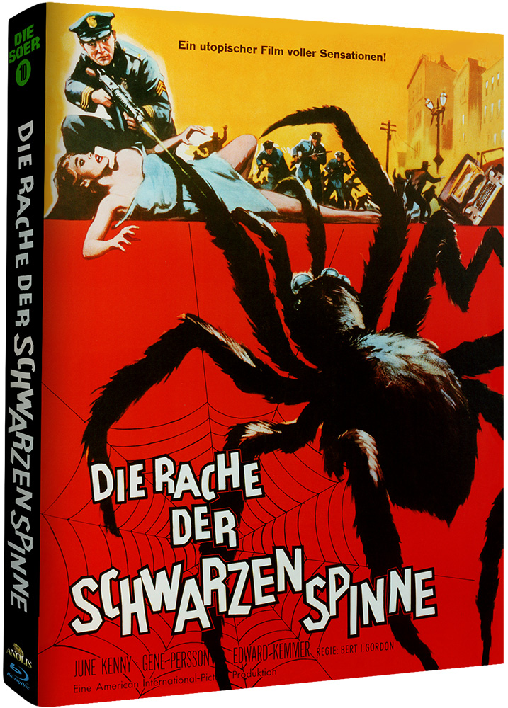 RACHE DER SCHWARZEN SPINNE, DIE (s/w) (Blu-Ray) - Cover A - Mediabook - Limited Edition