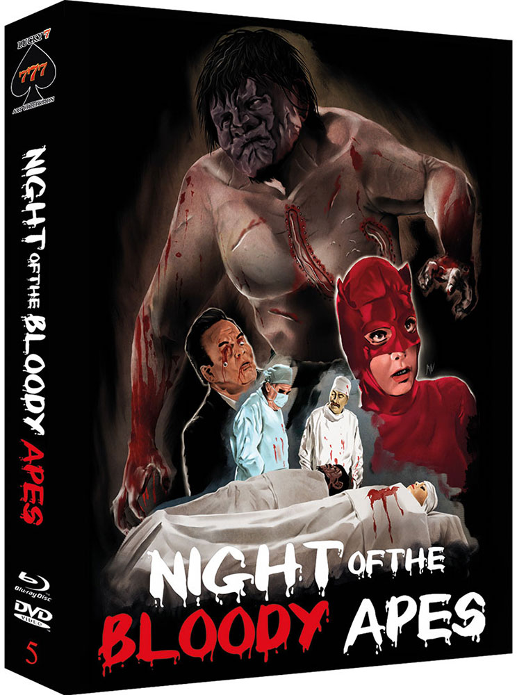NIGHT OF THE BLOODY APES (Blu-Ray+DVD) - Limited 777 Edition - Uncut - Art Collection
