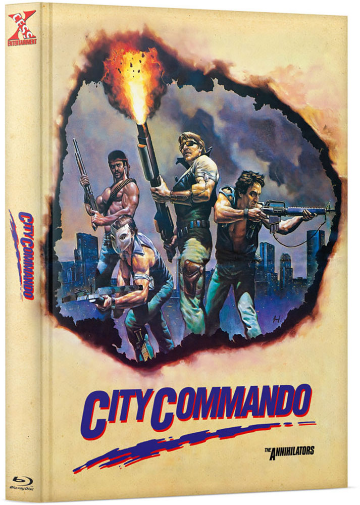CITY COMMANDO (THE ANNIHILATORS) (Blu-Ray+DVD) - Cover A - Mediabook - Limited 333 Edition