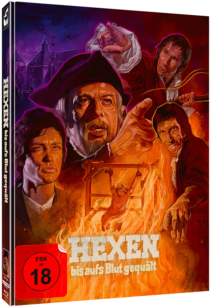 HEXEN BIS AUFS BLUT GEQUÄLT (4K UHD+3Blu-Rays) - Cover A - Mediabook - Limited 666 Edition