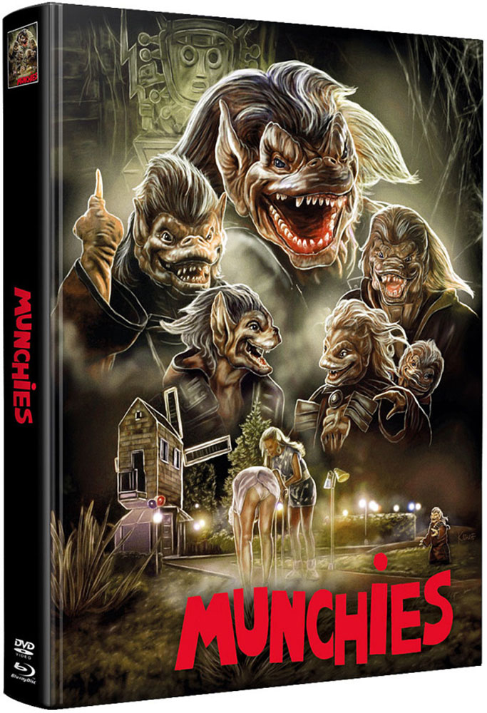 MUNCHIES (Blu-Ray+DVD) - Mediabook (Wattiert) - Limited 333 Edition