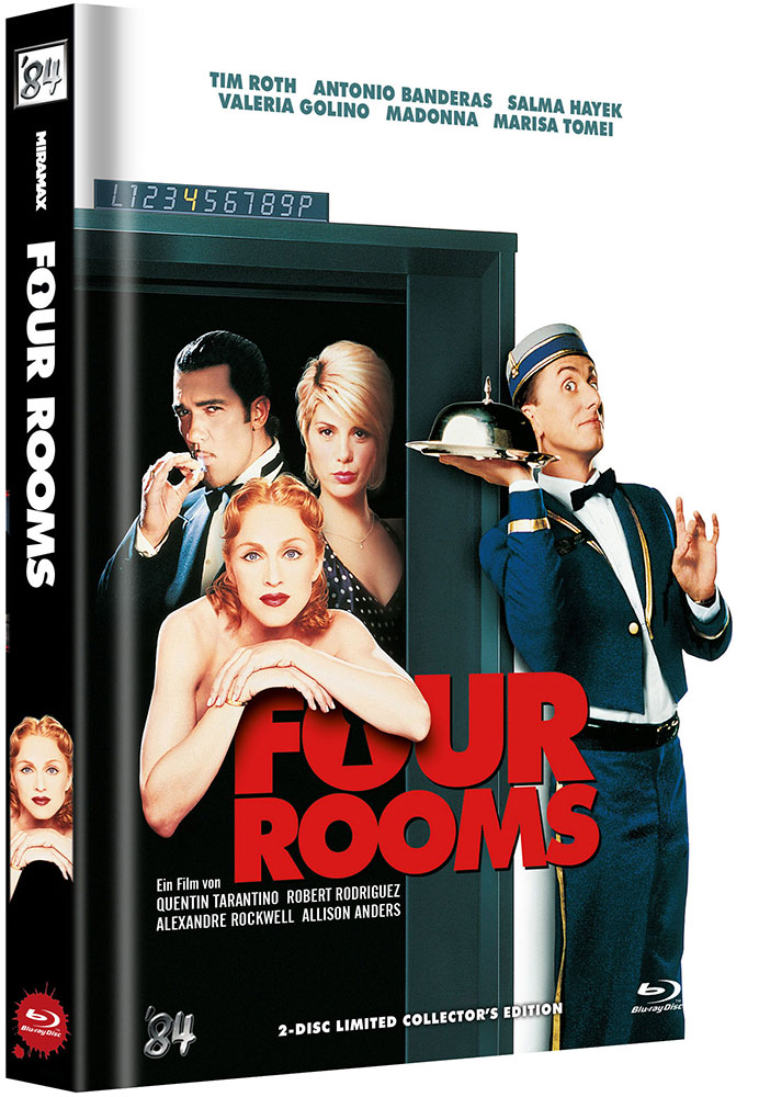 FOUR ROOMS (Blu-Ray+DVD) - Cover B - Mediabook - Limited 222 Edition