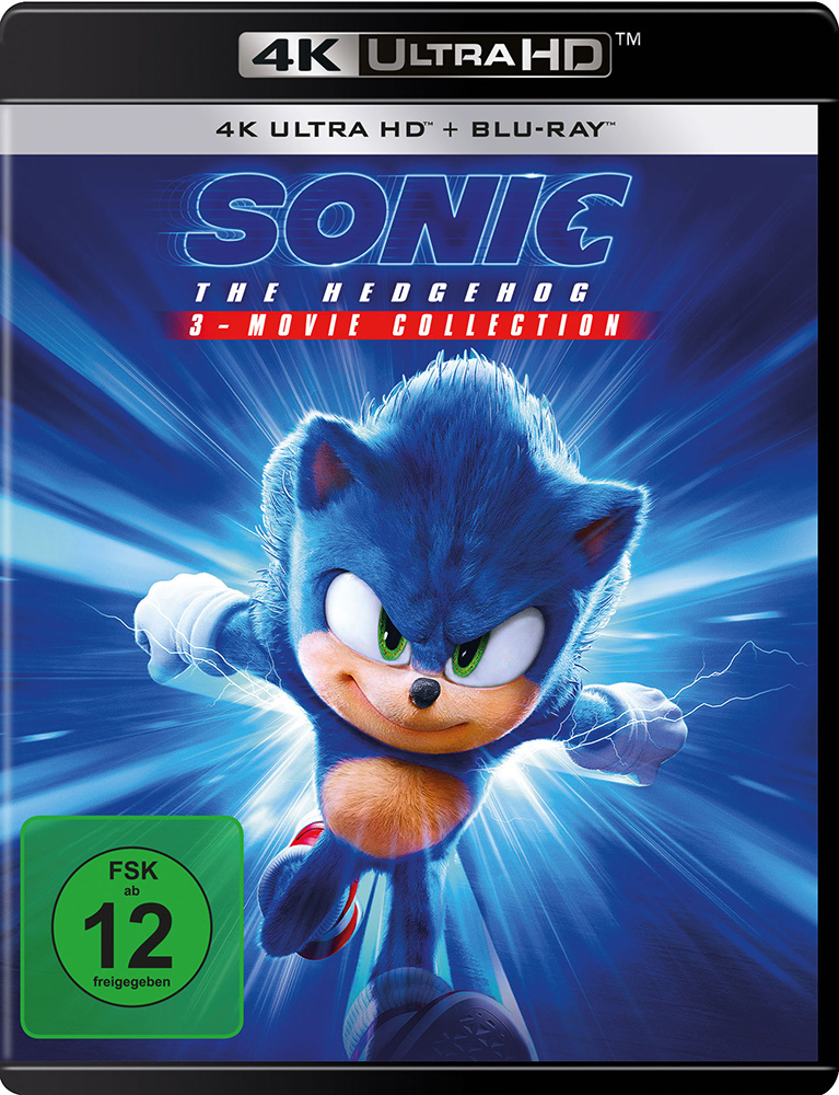 SONIC THE HEDGEHOG - 3-MOVIE COLLECTION (4K UHD+Blu-Ray) (6Discs)