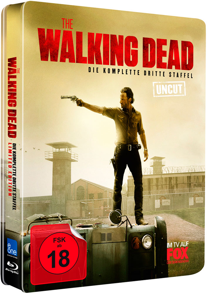WALKING DEAD, THE - Staffel 3 (Blu-Ray) (5Discs) - Limited SteelBook Edition - Uncut