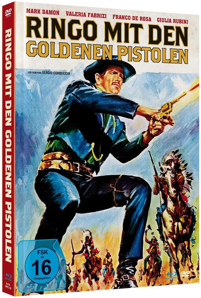 RINGO MIT DEN GOLDENEN PISTOLEN (Blu-Ray+DVD) - Mediabook - Uncut