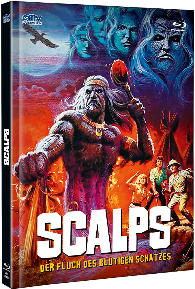 SCALPS - DER FLUCH DES BLUTIGEN SCHATZES (Blu-Ray+DVD) - Cover A - Mediabook - Limited 333 Edition