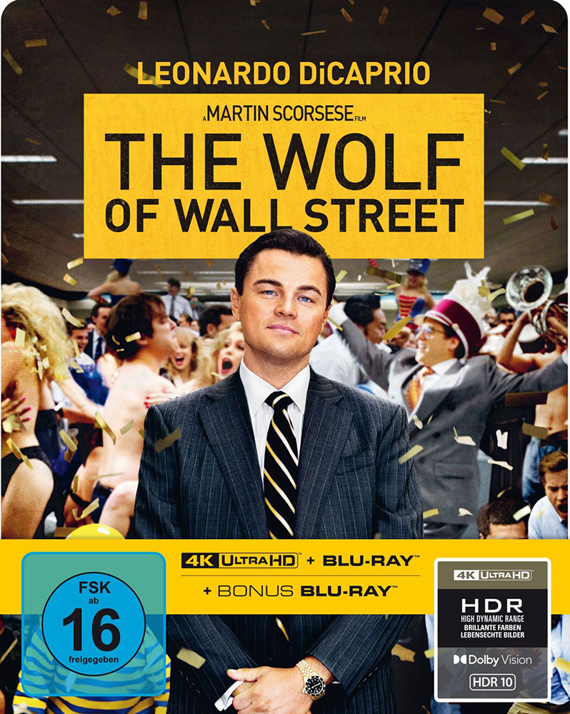 WOLF OF WALL STREET, THE (4K UHD+Blu-Rays) - SteelBook - Limited Edition
