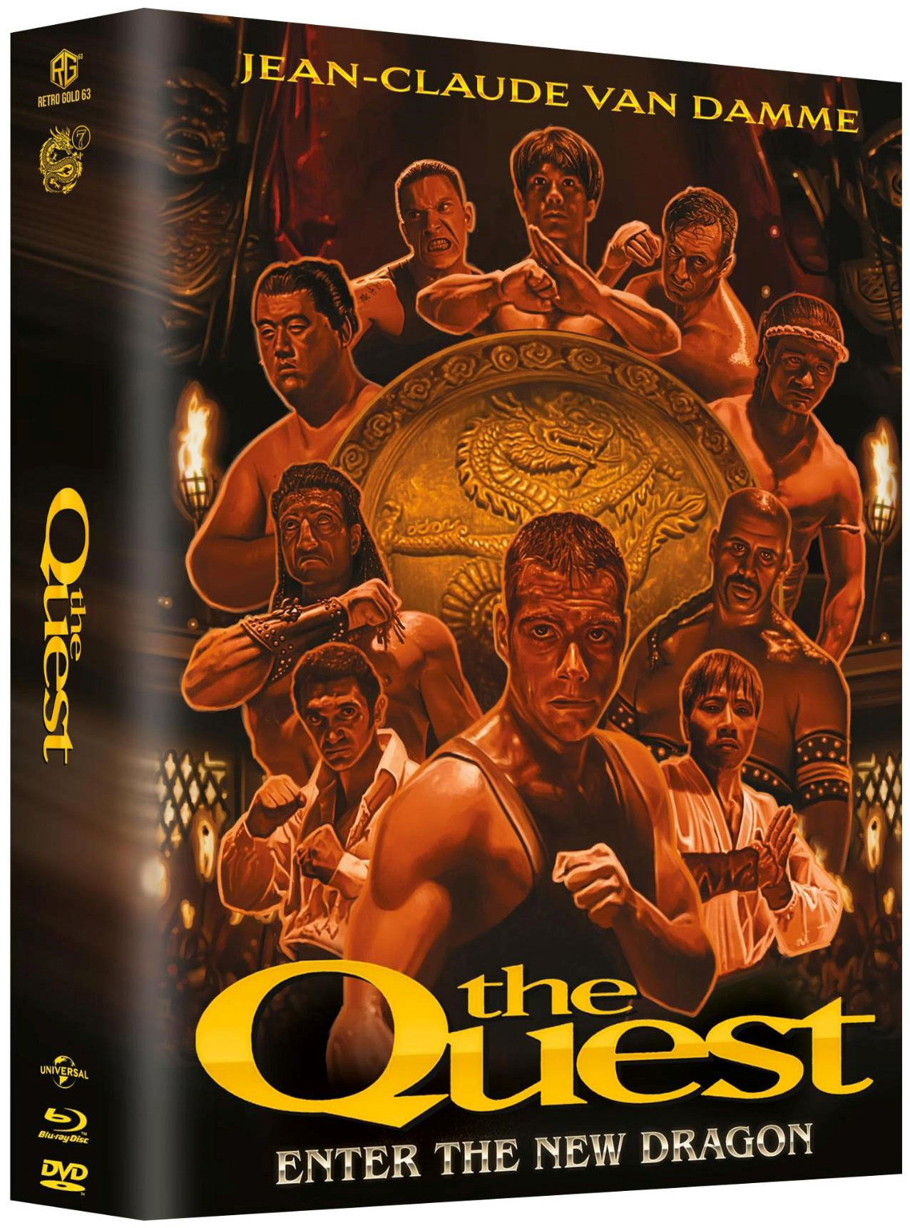 QUEST, THE (Blu-Ray+DVD) - Cover B - Mediabook - Limited 163 Edition