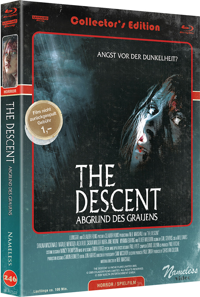 DESCENT - ABGRUND DES GRAUENS, THE (4K UHD+Blu-Ray) - Cover C - Mediabook - Limited 333 Edition