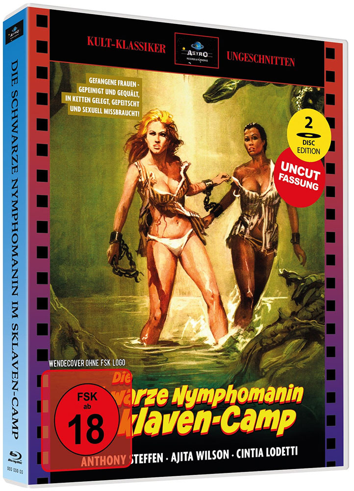 SCHWARZE NYMPHOMANIN IM SKLAVENCAMP, DIE (Blu-Ray+DVD) - Cover 1 - Scanavo Box - Limited 100 Edition