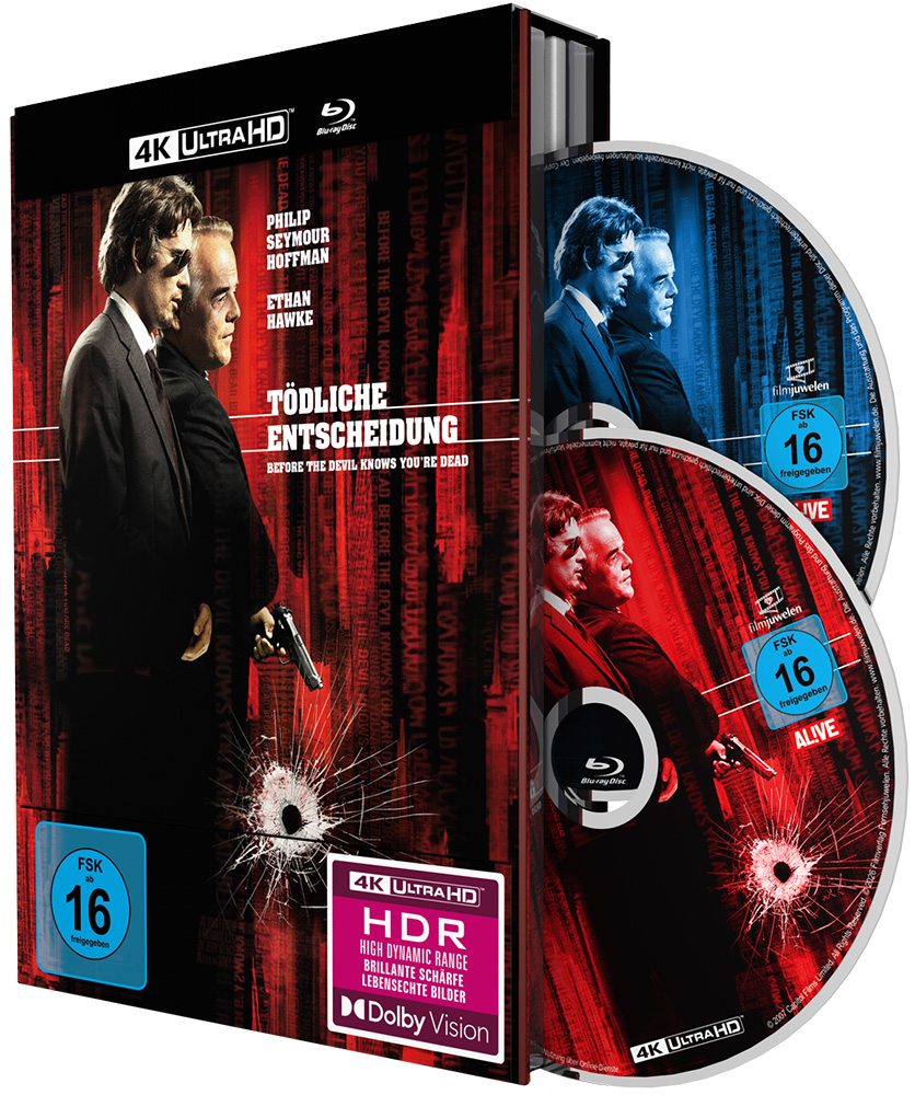 TÖDLICHE ENTSCHEIDUNG (BEFORE THE DEVIL KNOWS YOU'RE DEAD) (4K UHD+Blu-Ray) - Mediabook - Limited Edition