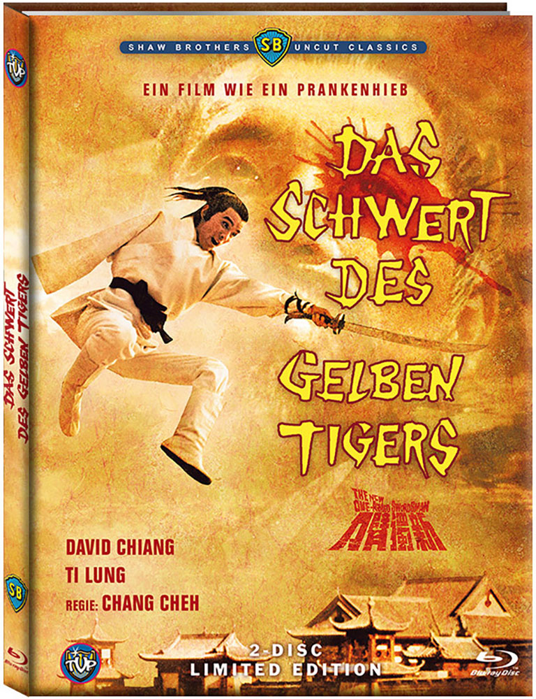 SCHWERT DES GELBEN TIGERS, DAS (Blu-Ray+DVD) - Mediabook - Limited 2000 Edition (Erstauflage)