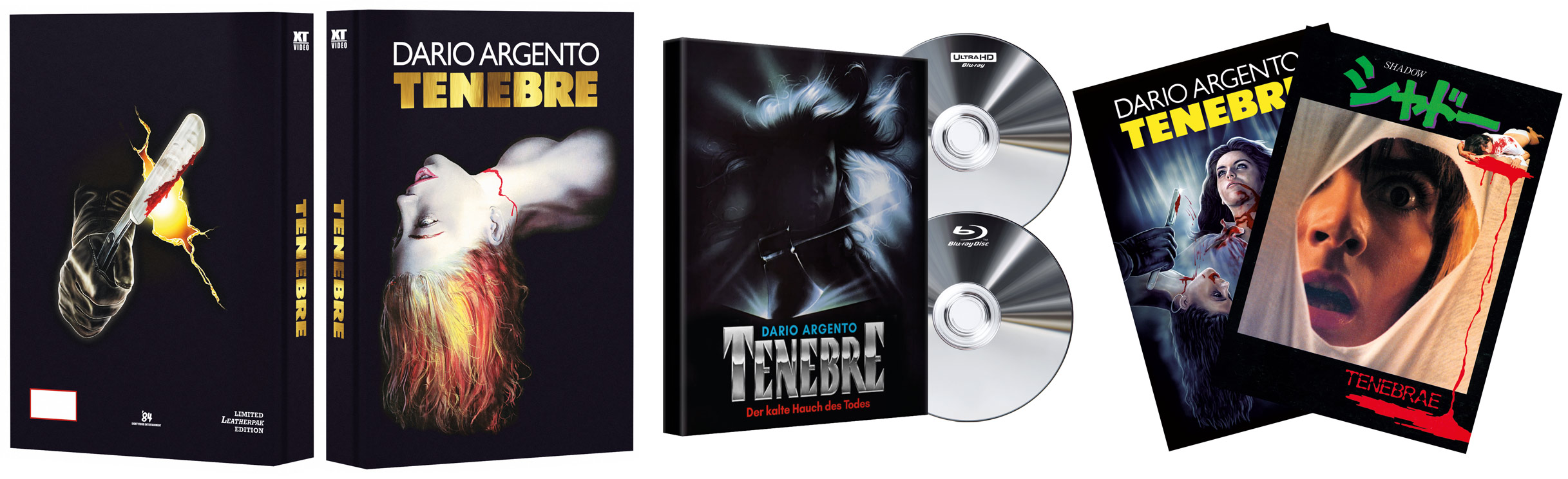 TENEBRE (4K UHD+Blu-Ray+CD) - Leatherpak - Limited 500 Edition