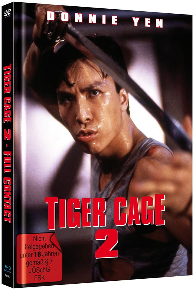 TIGER CAGE 2 - FULL CONTACT (Blu-Ray+DVD) - Cover B - Mediabook - Limited Edition - Uncut