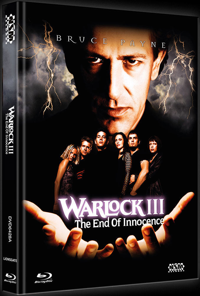 WARLOCK 3 - THE END OF INNOCENCE (Blu-Ray+DVD) - Cover A - Mediabook - Limited 500 Edition - Uncut WARLOCK 3 - THE END OF INNOCENCE (Blu-Ray+DVD) - Cover A - Mediabook - Limited 500 Edition - Uncut