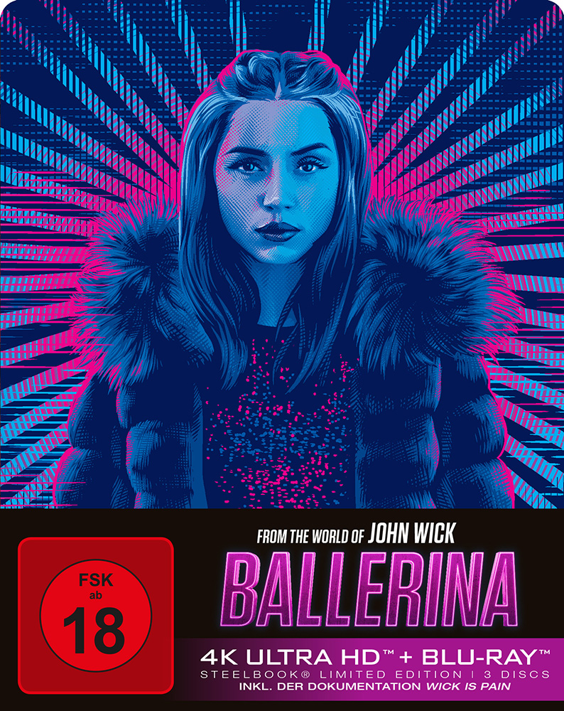 FROM THE WORLD OF JOHN WICK: BALLERINA (4K UHD+Blu-Ray) - Limited SteelBook Edition