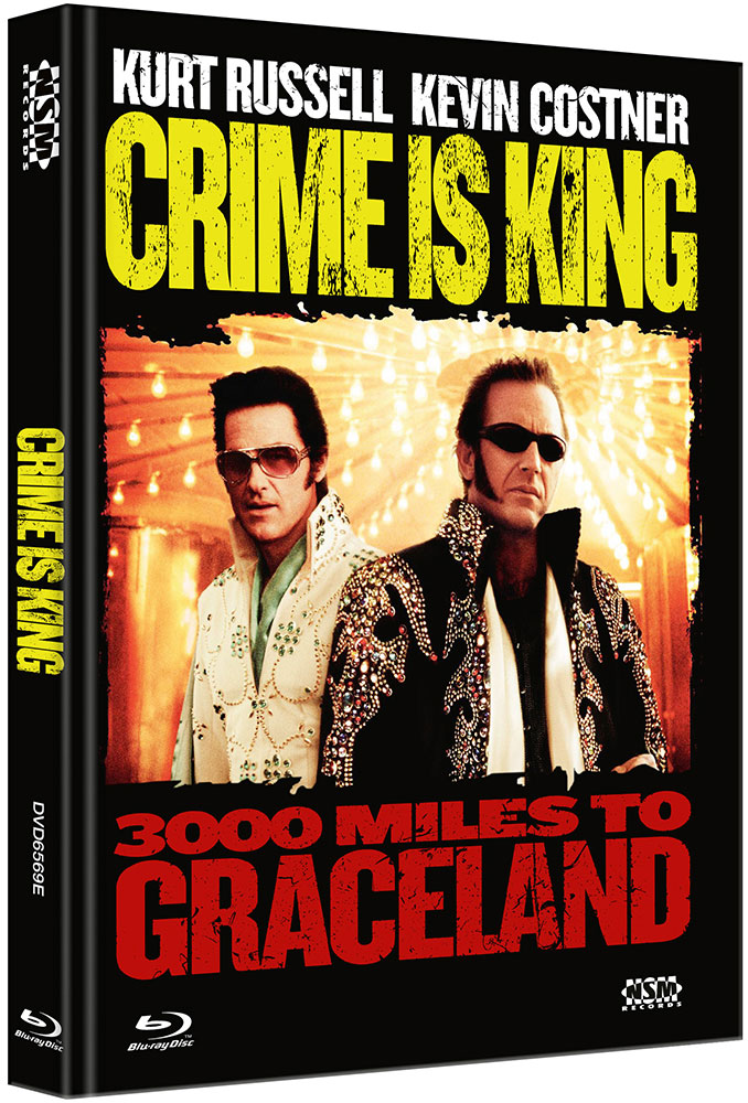 CRIME IS KING - 3000 MILES TO GRACELAND (Blu-Ray+DVD) - Cover E - Mediabook - Limited Edition CRIME IS KING - 3000 MILES TO GRACELAND (Blu-Ray+DVD) - Cover E - Mediabook - Limited Edition